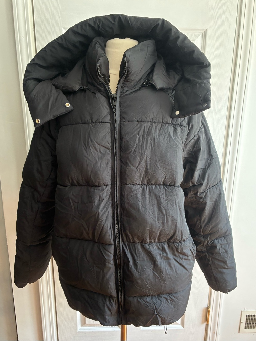 Super Puffy Hooded Puffer Coat